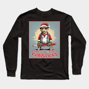 Christmas gator Long Sleeve T-Shirt